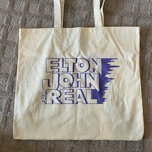 Elton John for realisation tote bag
